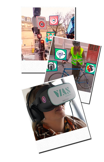 Sensibilisation réalité virtuelle - vélo
